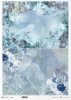 Papier ryżowy - Święta w błękicie 2 * Rice paper - Christmas in blue 2